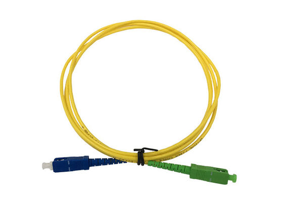 Cabo à prova de fogo de 3M Fiber Optic Patch, ligação em ponte da fibra do Sc Apc