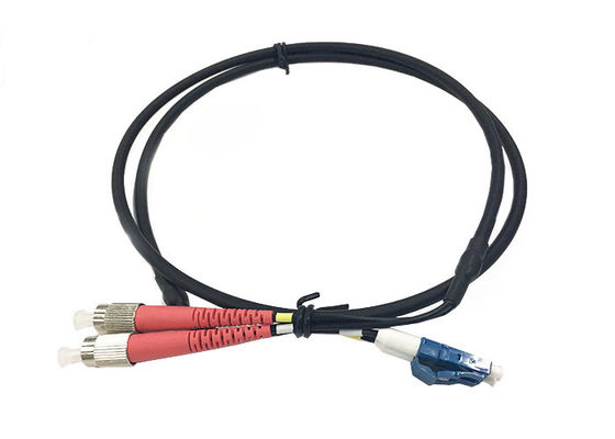 cabo de fibra ótica frente e verso do único modo de 4.8mm, cabo de remendo do LC UPC