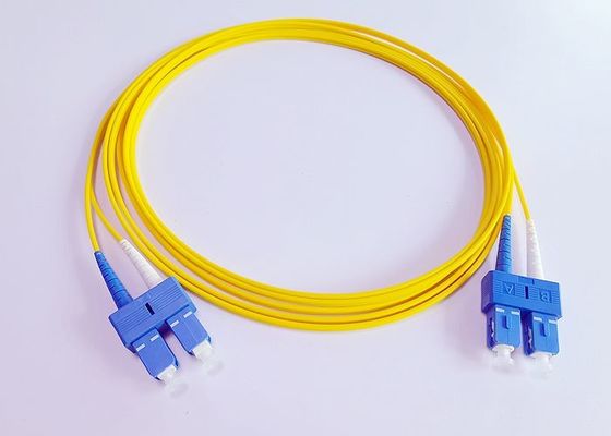 Cabo de remendo frente e verso áspero do SC UPC Lszh para o sistema de DWDM