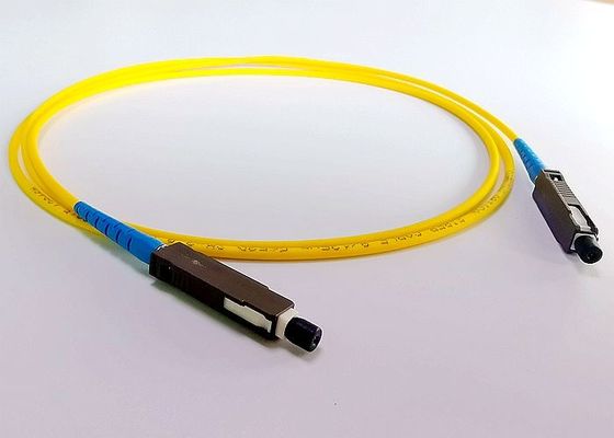 Cabo de remendo Singlemode da fibra ótica de G657 MU UPC 3.0mm