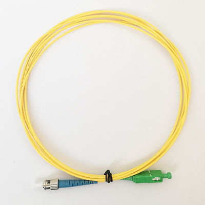 Baixo cabo de remendo da fibra ótica do único modo do SC do ST da perda de inserção