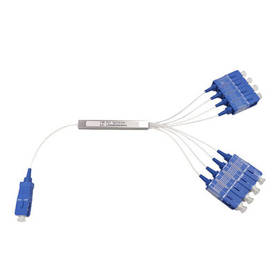 Divisor do PLC da fibra ótica de ISO9001 Mini Loose Tube 1X8