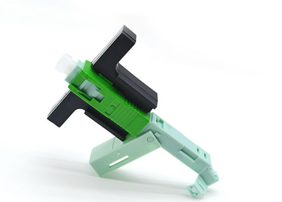 Conector rápido de Ftth da espiral do único modo do CE, conector do SC APC
