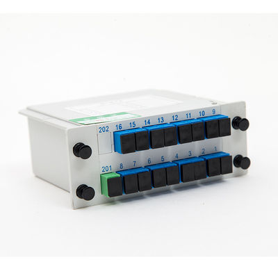 Divisor do PLC da fibra ótica de GPON EPON, divisor 1x8 do Plc da gaveta