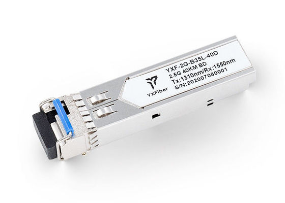 transceptores óticos de 20km LCDDM 1310nm 1550nm 2.5G SFP