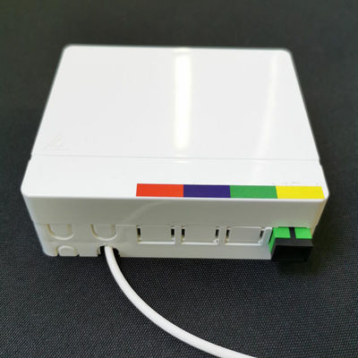 Caixa Singlemode da terminação da fibra ótica do núcleo do SC APC 2 do ABS de ROHS