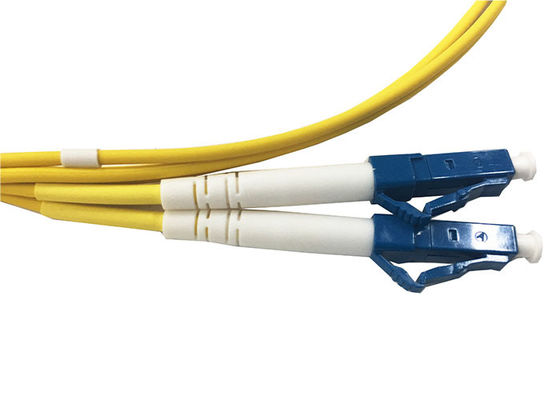Cabo frente e verso Singlemode do LC UPC 2.0mm 1M Fiber Optic Patch
