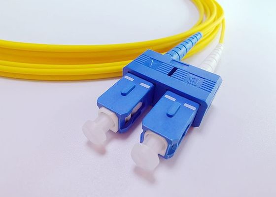Cabo de remendo frente e verso áspero do SC UPC Lszh para o sistema de DWDM