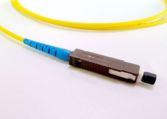 Cabo de remendo Singlemode da fibra ótica de G657 MU UPC 3.0mm