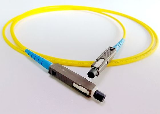 Cabo de remendo Singlemode da fibra ótica de G657 MU UPC 3.0mm