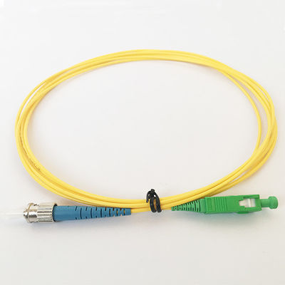 Baixo cabo de remendo da fibra ótica do único modo do SC do ST da perda de inserção