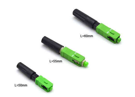 conector multimodo da fibra ótica 50dB, Sc rápido Apc do conector