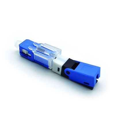 Conector rápido da fibra ótica do SC UPC Ftth do único modo 52mm