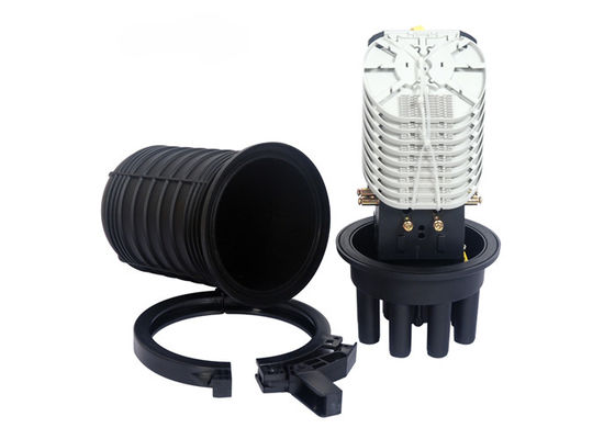 Núcleo exterior MINI Waterproof Fiber Optic Closure do material 144 do PE