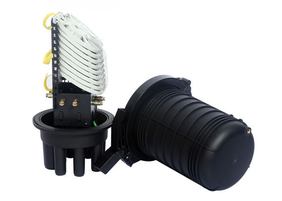 Núcleo exterior MINI Waterproof Fiber Optic Closure do material 144 do PE